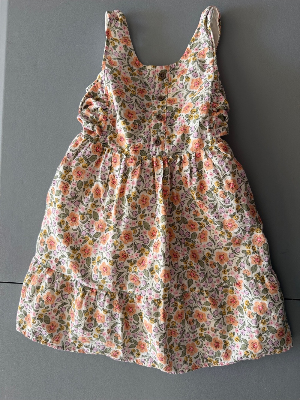 Cat & Jack Floral Sundress in Pink, Yellow and Green
